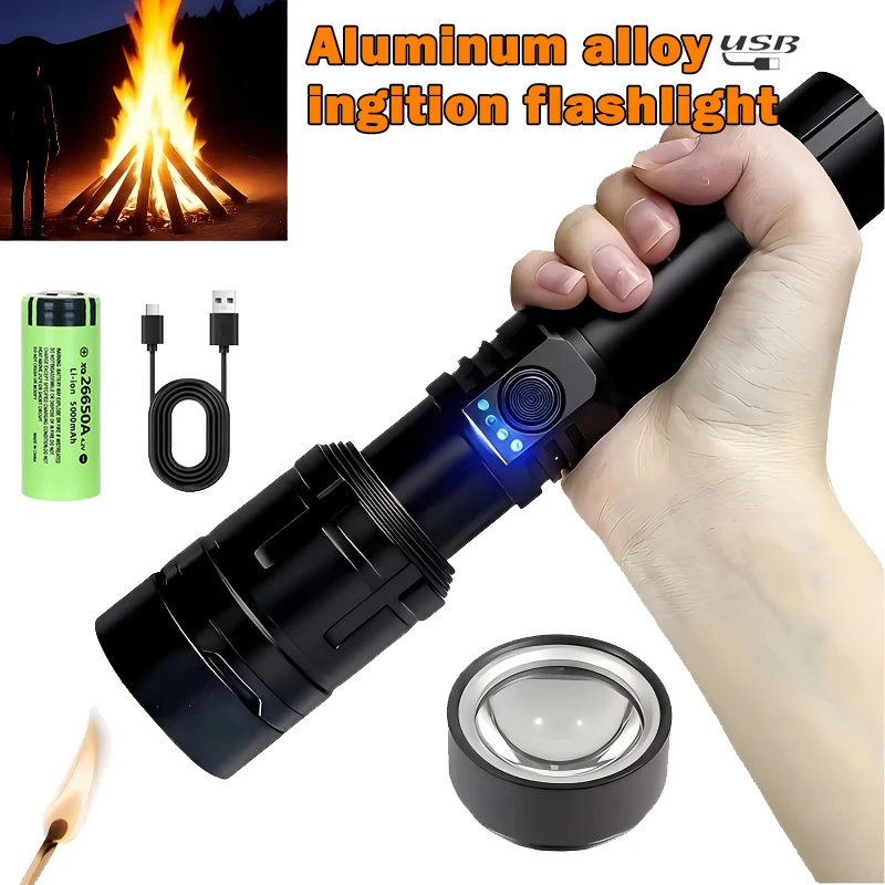 Outdoor Adventures - Ultra Powerful Flashlight Concentrating Ignition Flashlight
