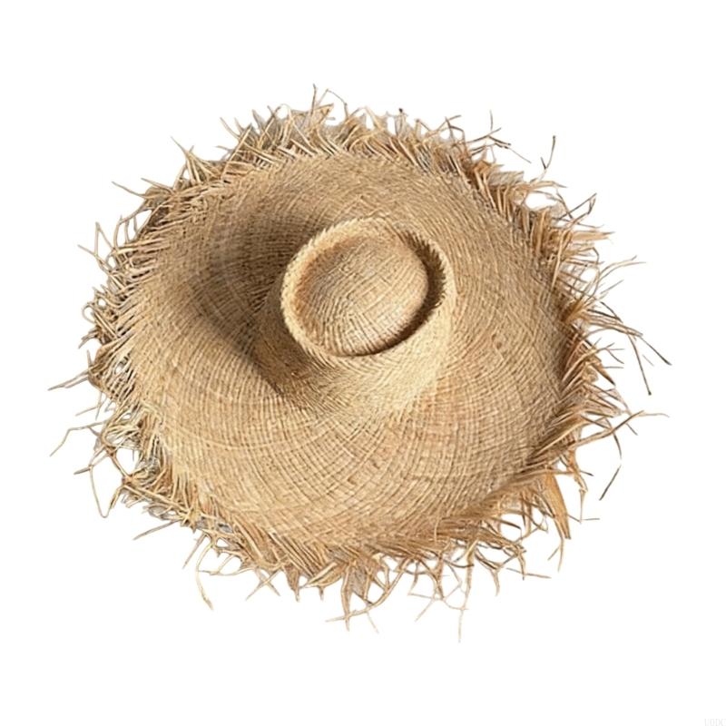 Outdoor Adventure Vacations - Elegant Distressed Trim Sun Hat Adjustable