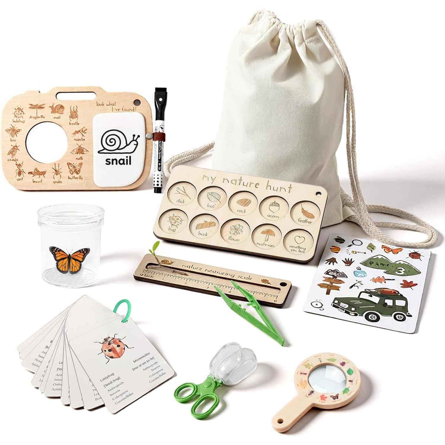Outdoor Adventure Girl - Bug Catcher Kit for Kids with