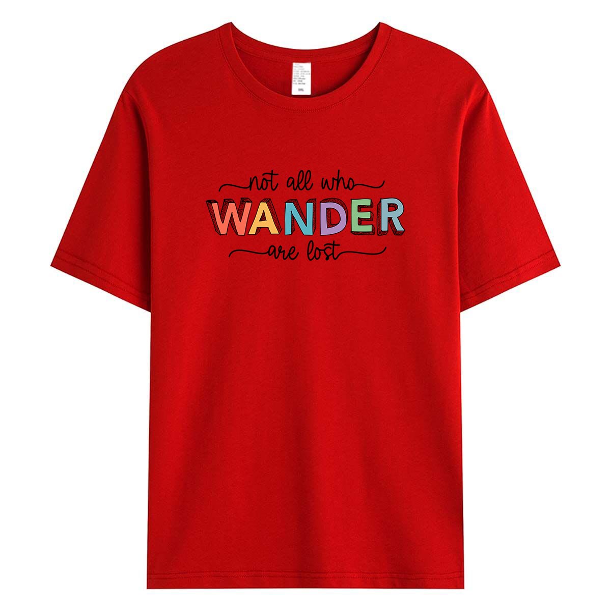 Casual WANDER Print T-Shirt Wo - Outdoor Adventure Vacations recension och pris