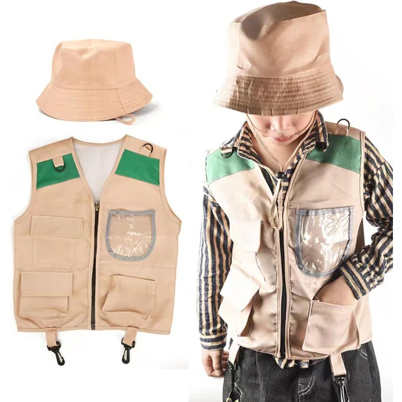 Safari Costume with Cargo Vest - Outdoor Adventure Girl recension och pris