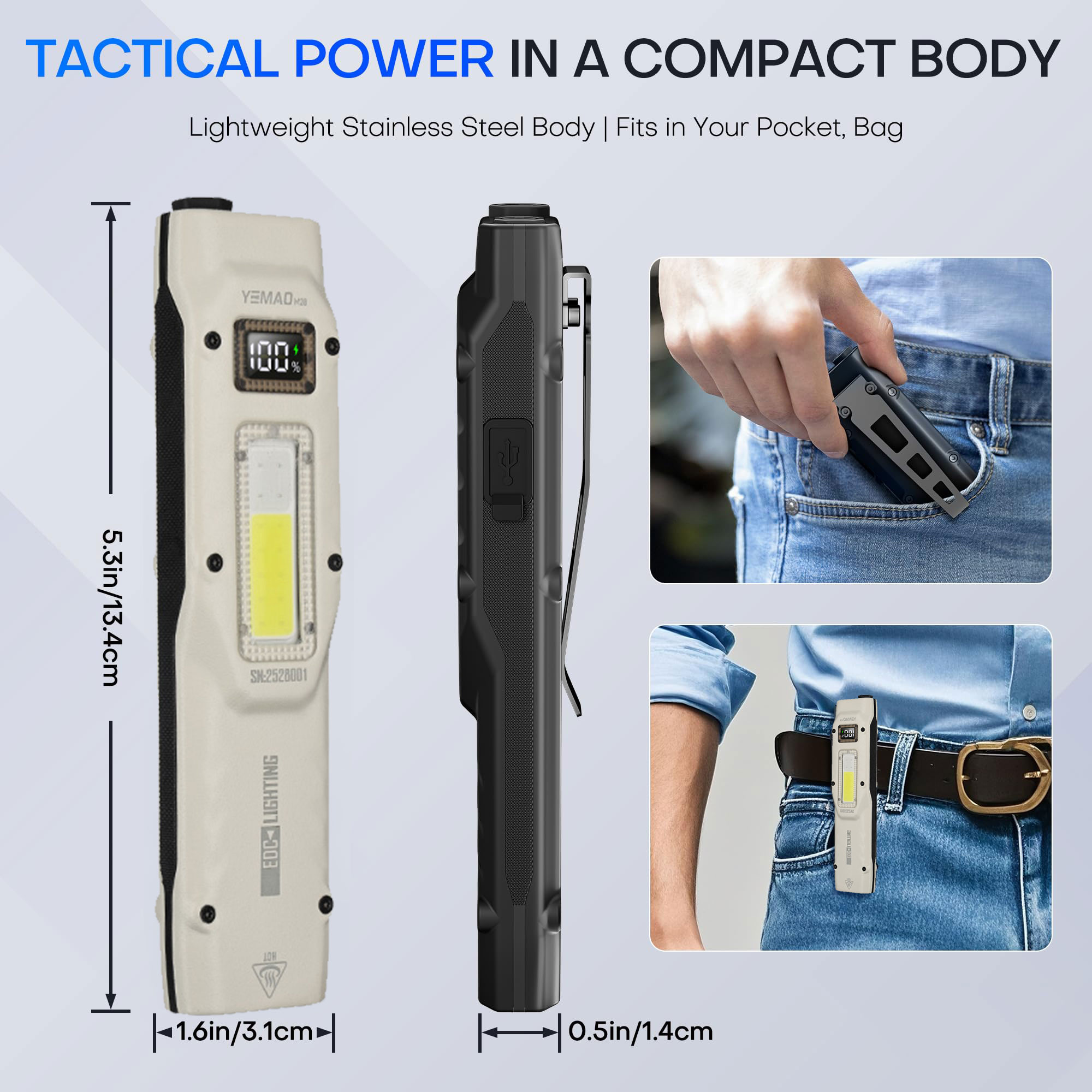 Portable 880LM YEMAO M28 Ultra - Outdoor Adventures recension och pris