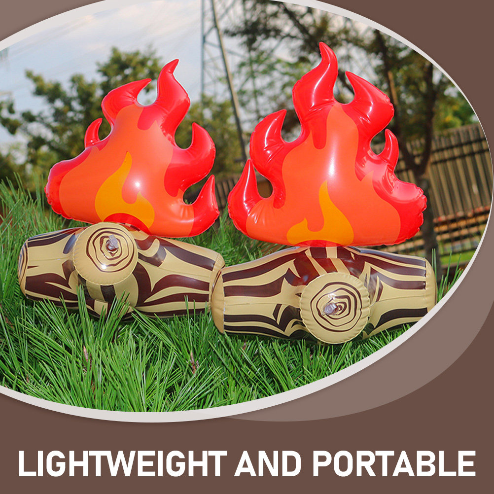 4Pcs Compact Inflatable Campfi - Outdoor Adventure Birthday Party recension och pris