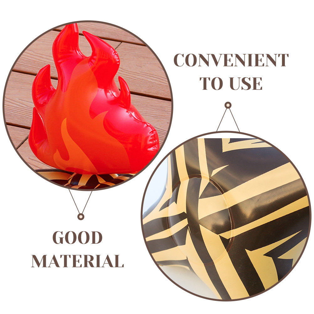 4Pcs Compact Inflatable Campfi - Outdoor Adventure Birthday Party recension och pris