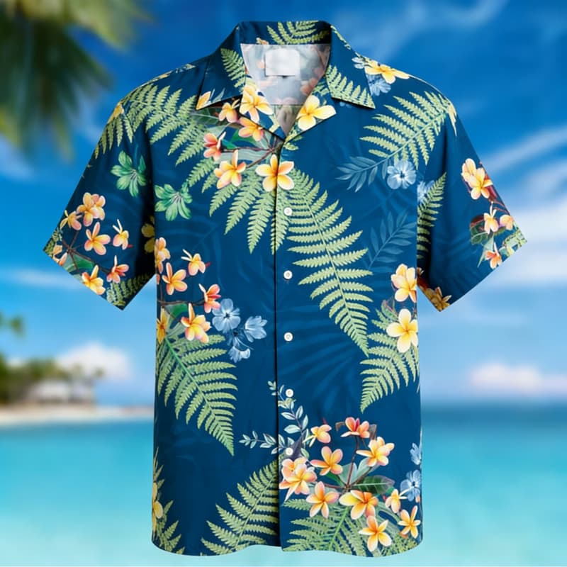 Men's Premium Hawaiian Floral  - Outdoor Adventure Vacations recension och pris