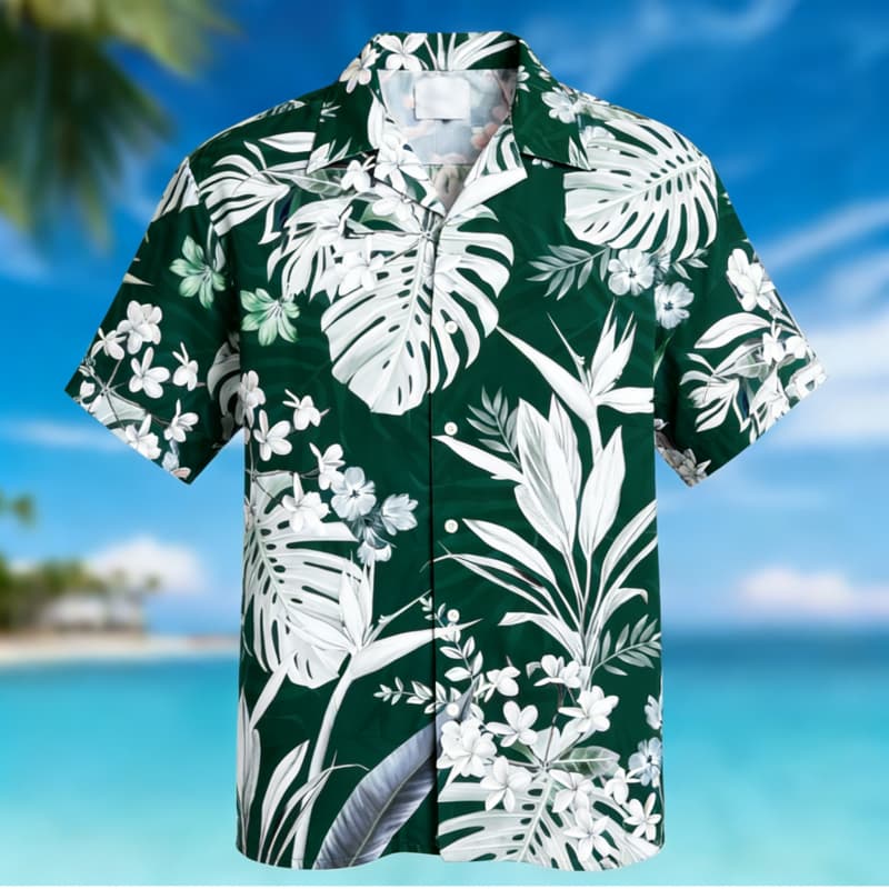 Men's Premium Hawaiian Floral  - Outdoor Adventure Vacations recension och pris