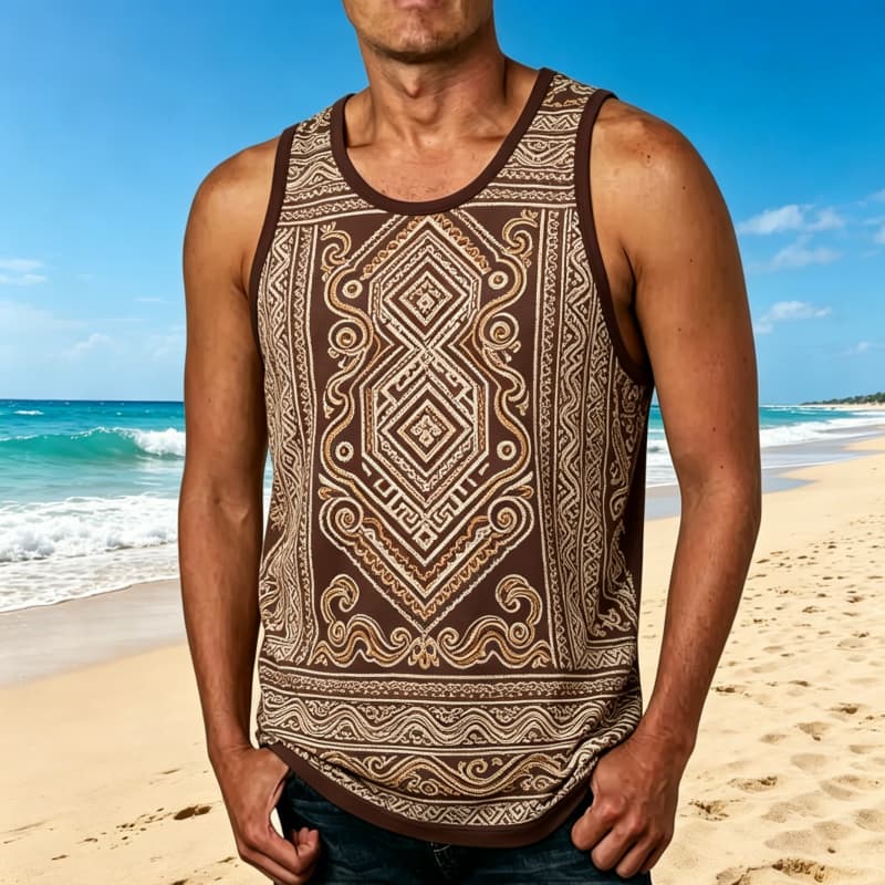 A unique tribal art printed ve - Outdoor Adventure Vacations recension och pris