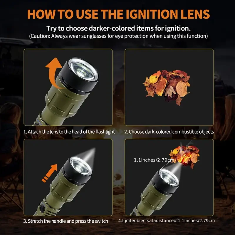 Ultra Powerful Flashlight Conc - Outdoor Adventures recension och pris