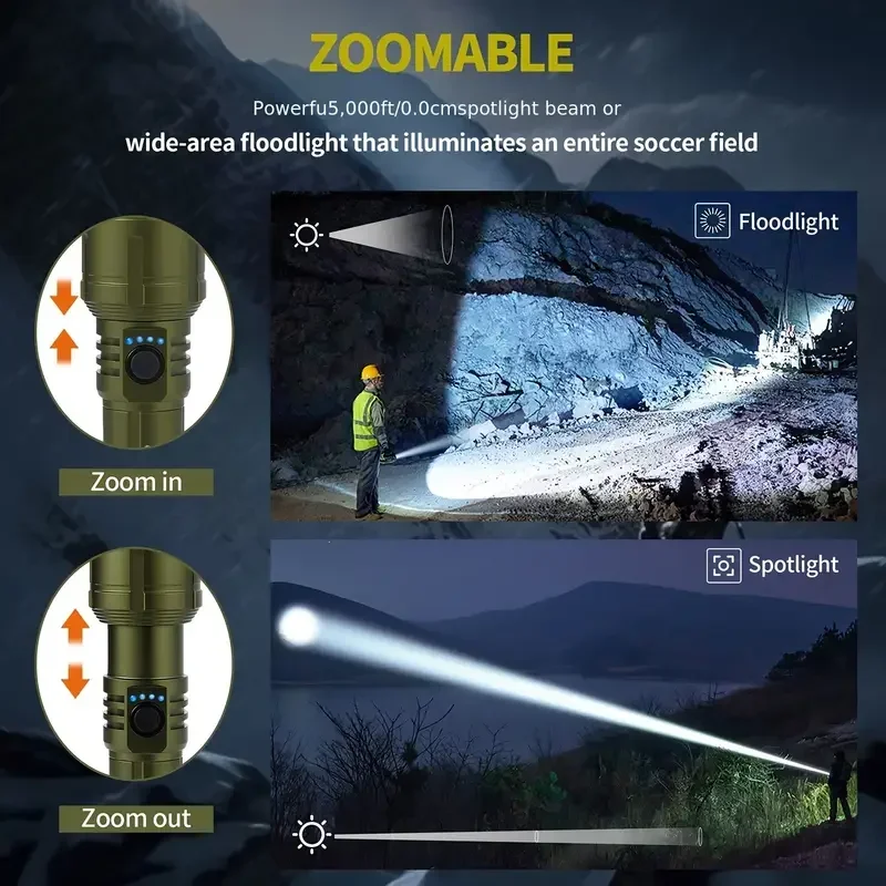 Ultra Powerful Flashlight Conc - Outdoor Adventures recension och pris
