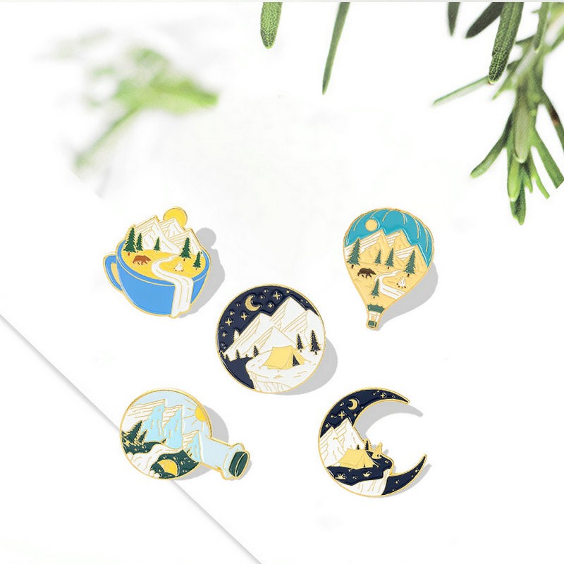 Camping Adventure Enamel Pins  - Outdoor Adventure Kids recension och pris