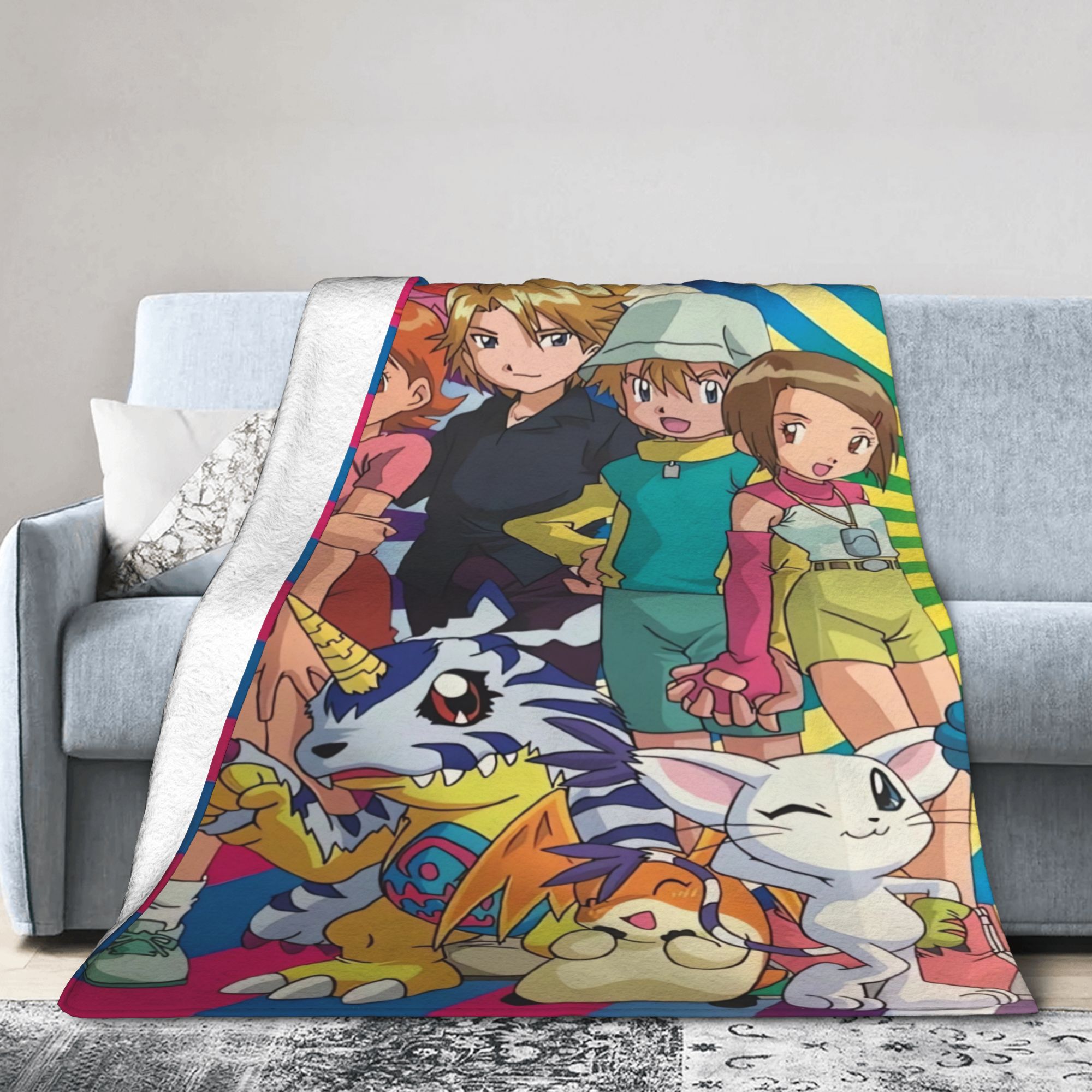 Digimon Adventure  Blankets Qu - Outdoor Adventure Girl recension och pris