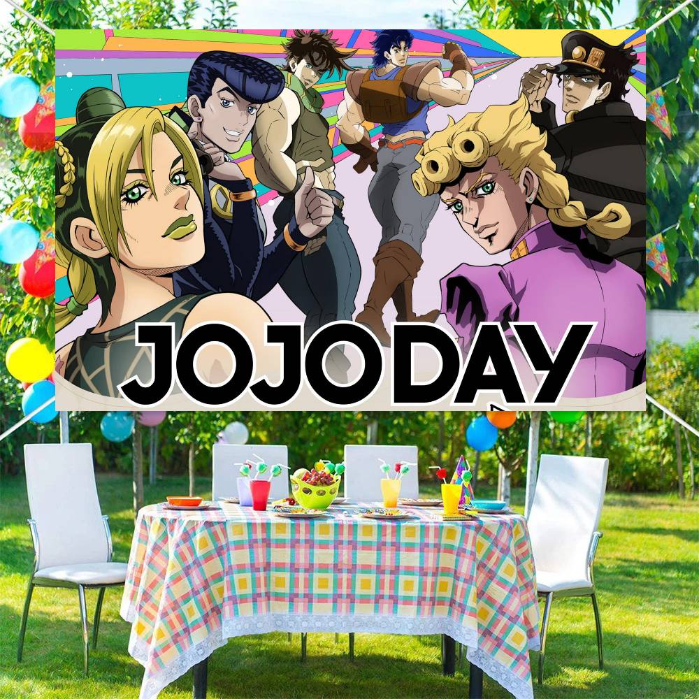 Japanese Anime JoJo S Bizarre  - Outdoor Adventure Birthday Party recension och pris