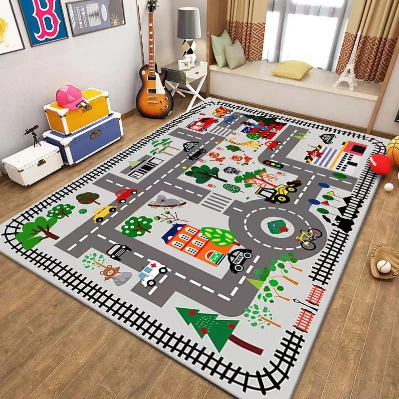 Colorful Kids City Map Play Ma - Outdoor Adventure Education recension och pris