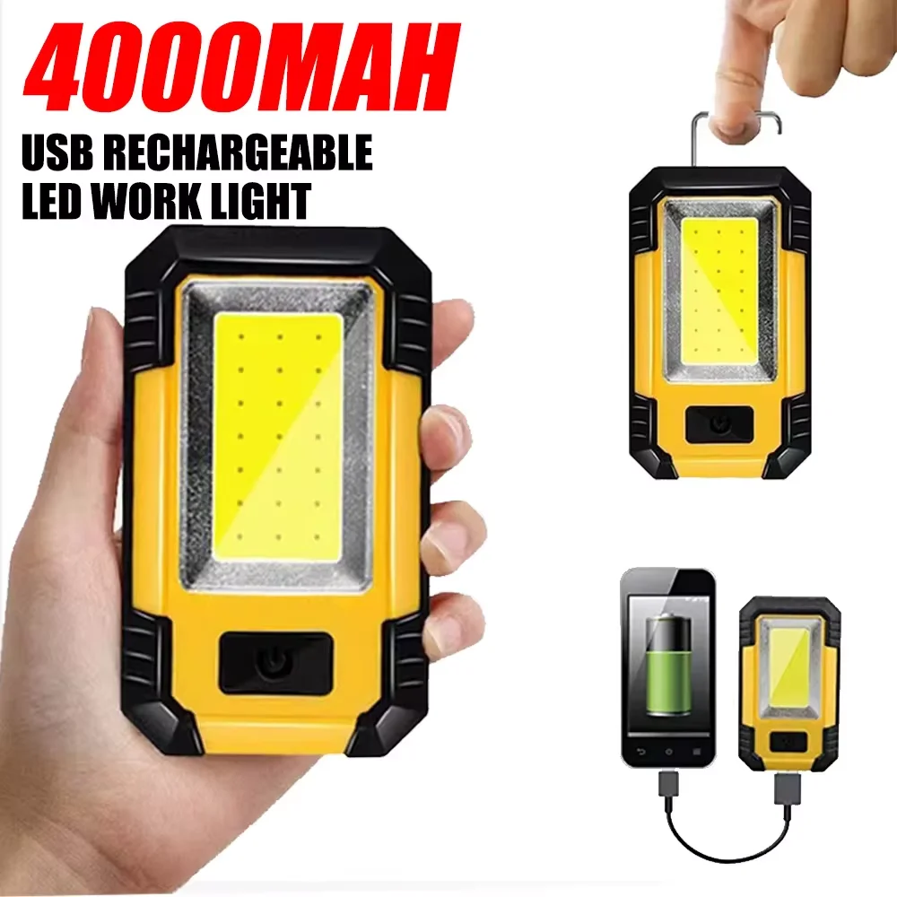 Rechargeable 4000MaH Work Ligh - Outdoor Adventures recension och pris
