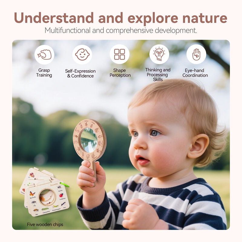Wooden Magnifying Glass Outdoo - Outdoor Adventure Education recension och pris