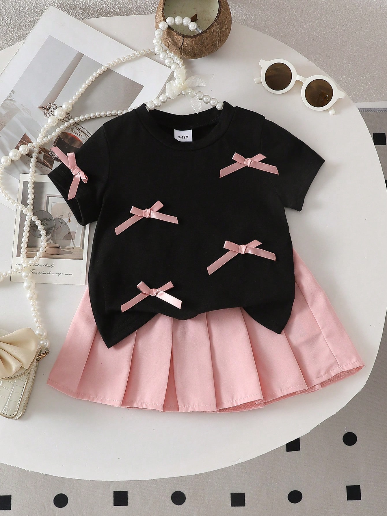Two-piece baby girl 3D bow cas - Outdoor Adventure Girl recension och pris