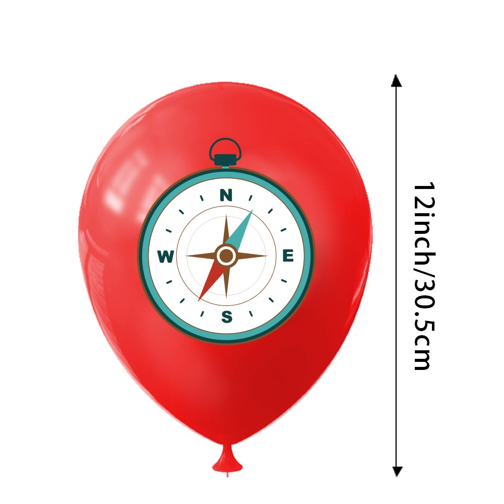 9pcs Happy Camping Balloon, Ou - Outdoor Adventure Girl recension och pris