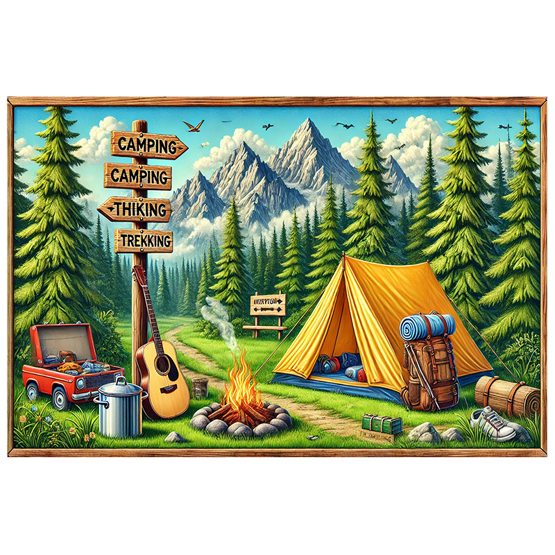 1 camping and outdoor adventur - Outdoor Adventure Birthday Party recension och pris