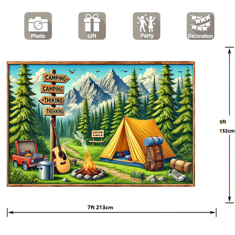 1 camping and outdoor adventur - Outdoor Adventure Birthday Party recension och pris
