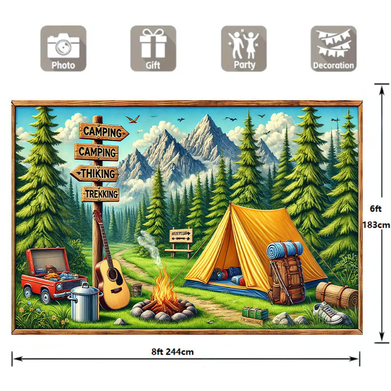 1 camping and outdoor adventur - Outdoor Adventure Birthday Party recension och pris