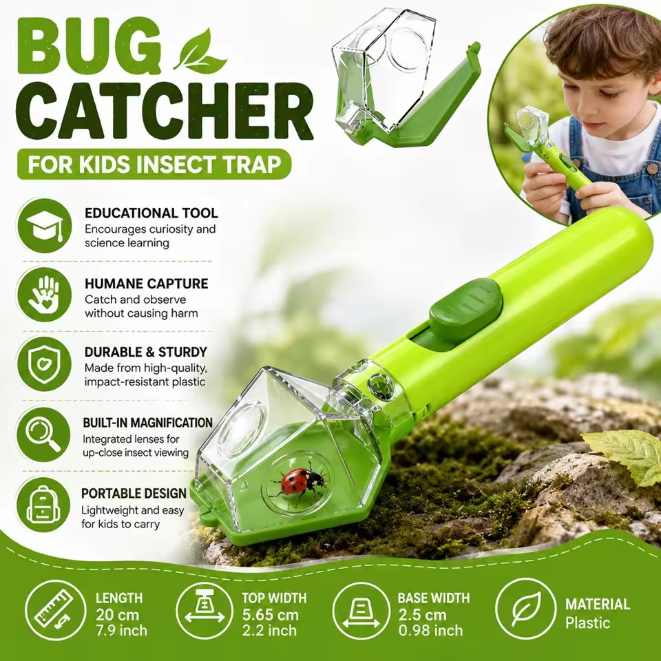 Handheld Insect Catcher With 6 - Outdoor Adventure Education recension och pris