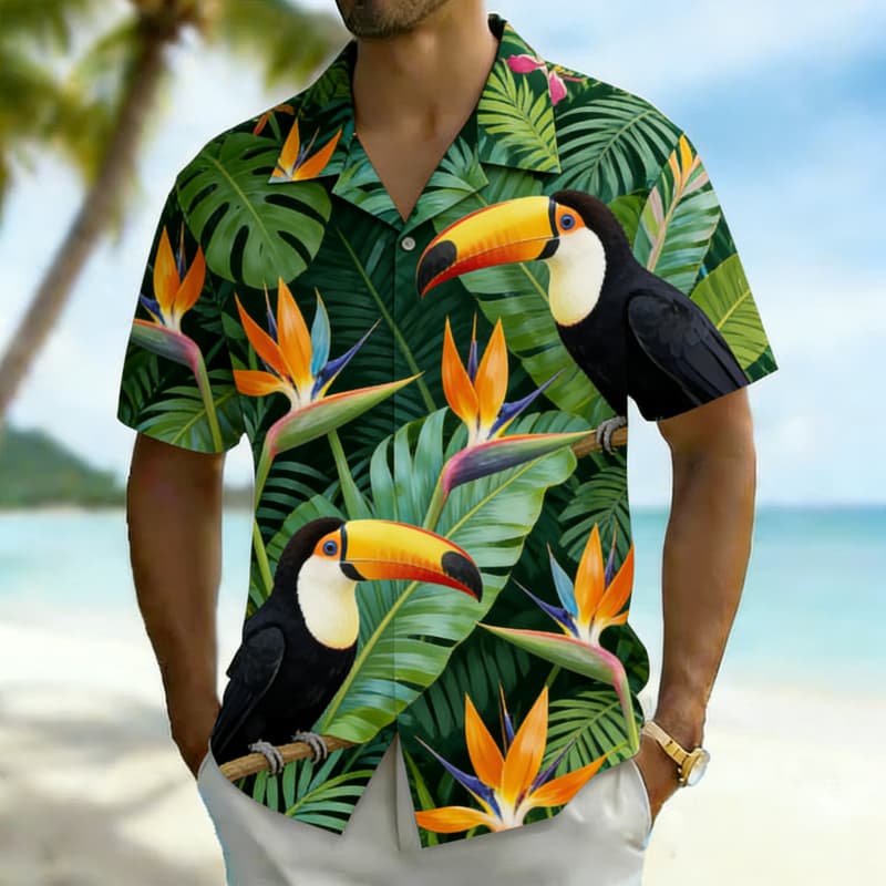 Men's Premium Tropical Bird Pr - Outdoor Adventure Vacations recension och pris