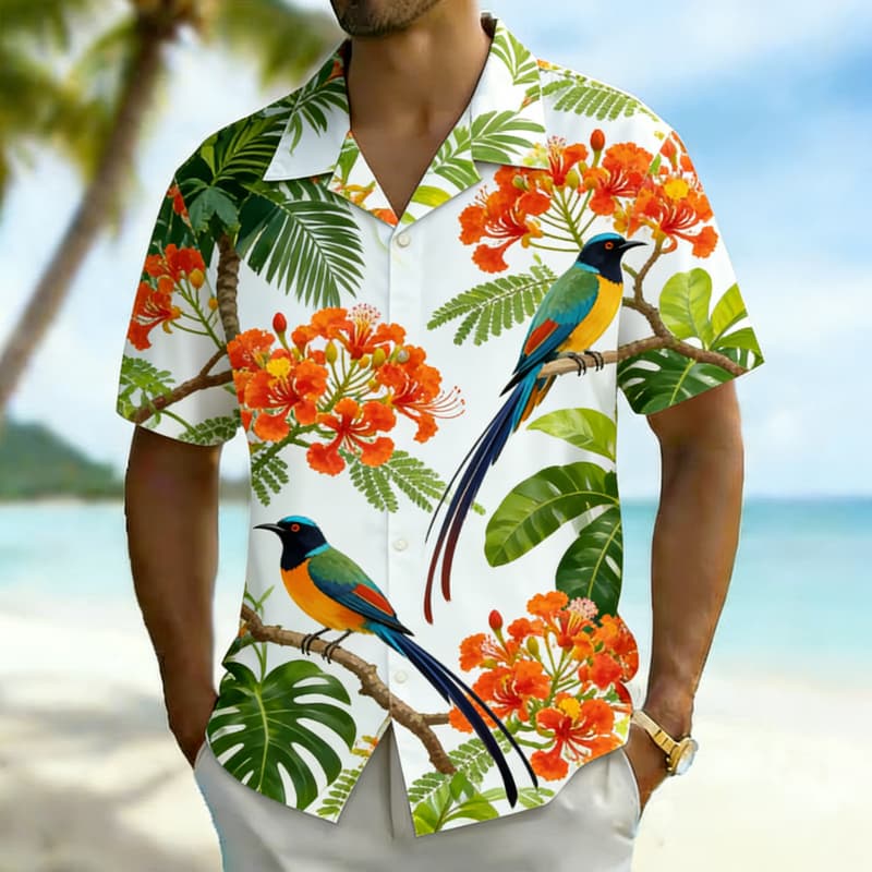 Men's Premium Tropical Bird Pr - Outdoor Adventure Vacations recension och pris
