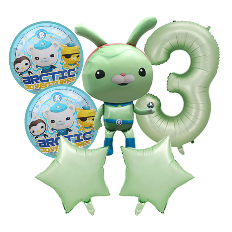 Octonauts Foil Balloons Set Se - Outdoor Adventure Birthday Party recension och pris