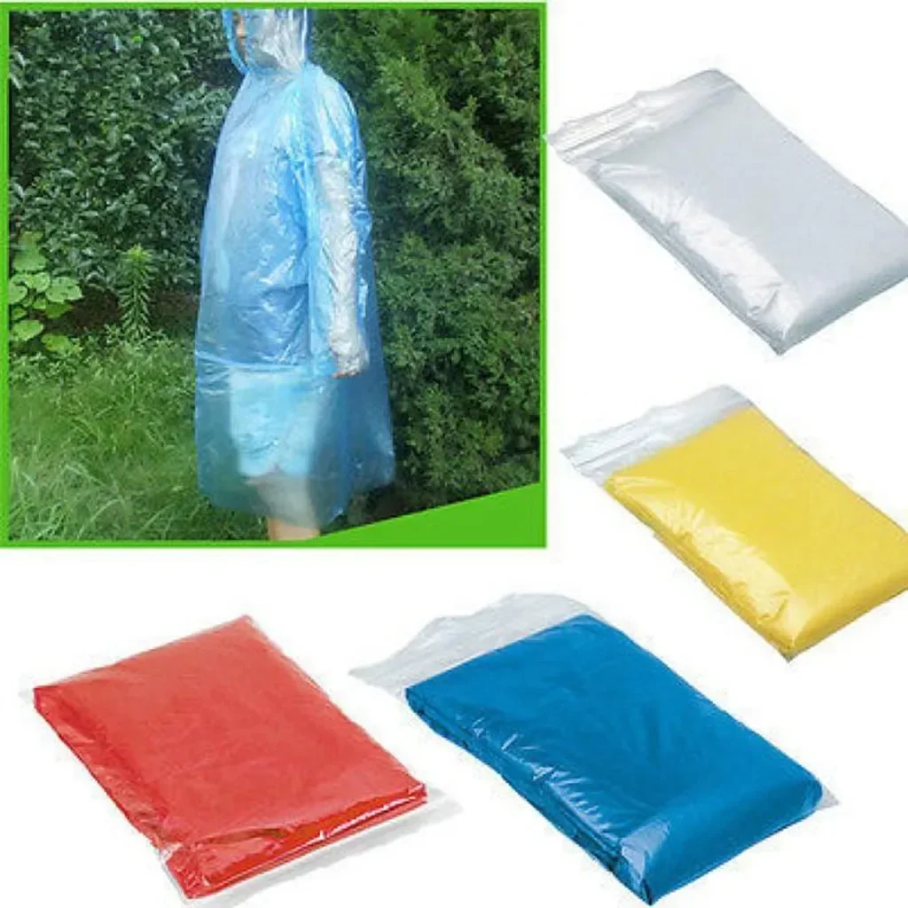 5/10PC Disposable Raincoat Adu - Outdoor Adventure Girl recension och pris