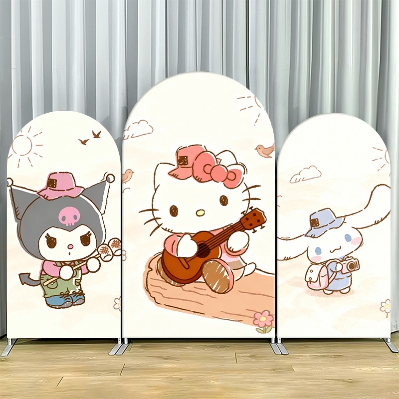 2D Flat Arch Backdrop Cover Si - Outdoor Adventure Birthday Party recension och pris