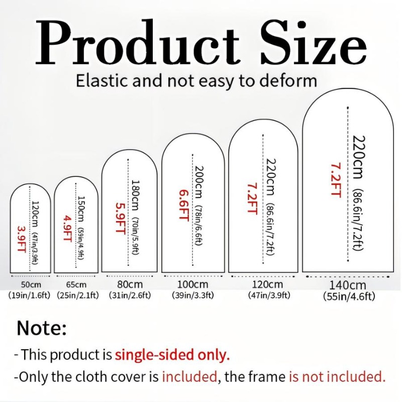 2D Flat Arch Backdrop Cover Si - Outdoor Adventure Birthday Party recension och pris