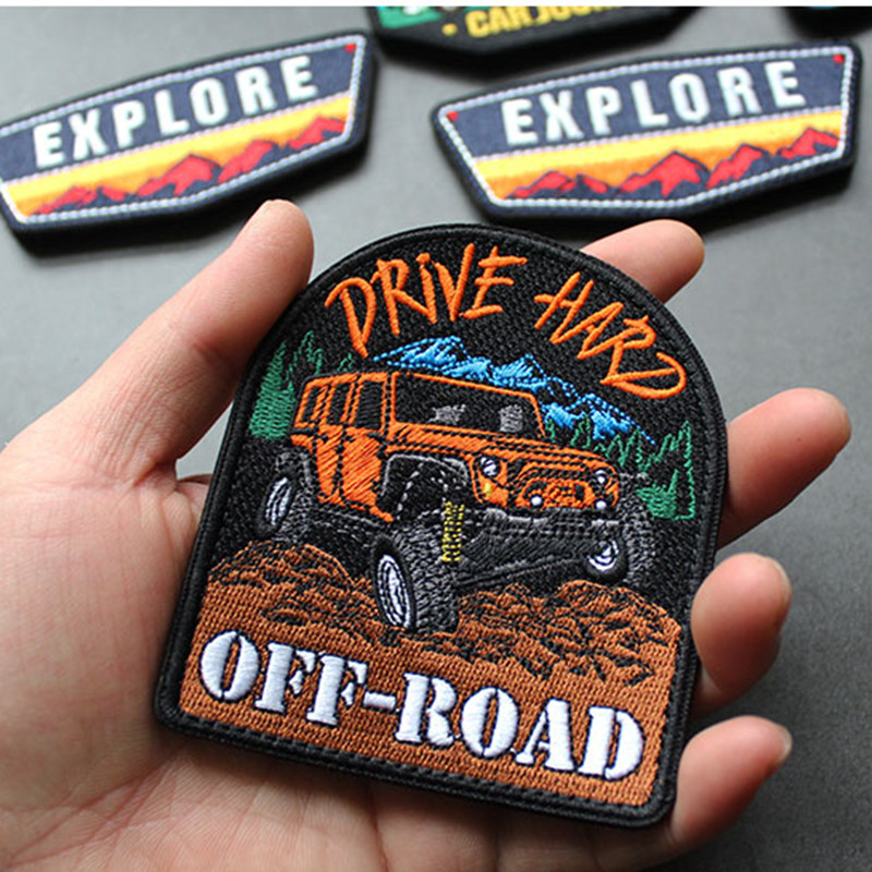 Landscape Embroidery Patch Off - Outdoor Adventures Clothing recension och pris